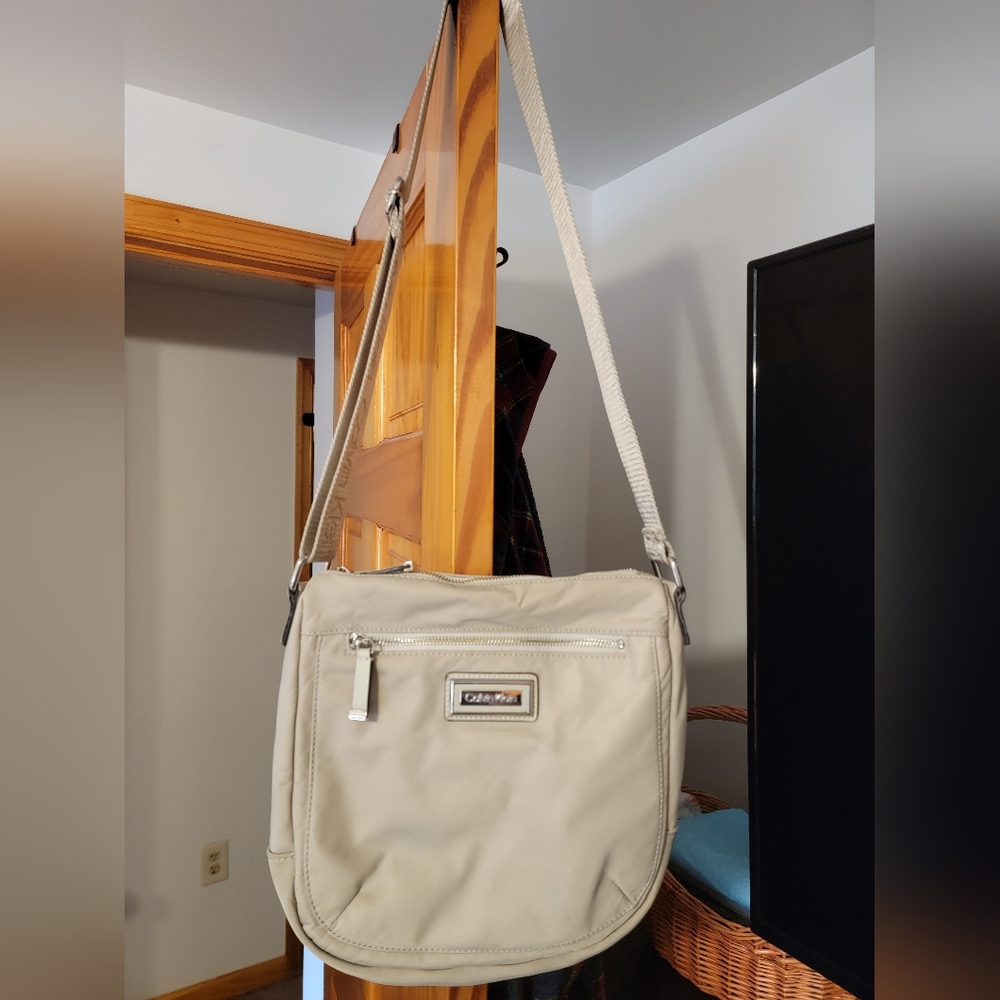 Calvin Klein Light Beige Crossbody Bag - Picture 4 of 8